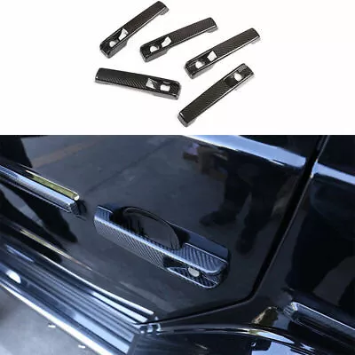 For Benz 2019-2022 G-Class Real Carbon Fiber Exterior Side Door Handle Cover 5pc • $202.01