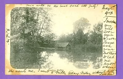 Vintage Postcard Charlton Hitchin Posted 1903 Undivided Back • £1.85