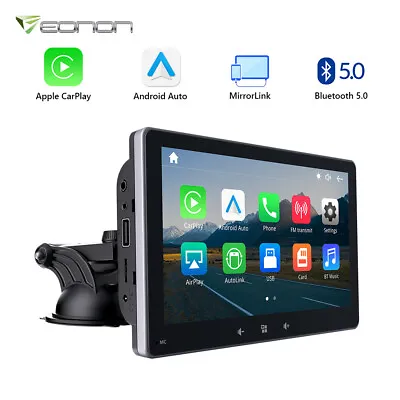 $59.78 • Buy 7  Portable Multimedia Car Stereo Wireless Apple CarPlay Android Auto Bluetooth