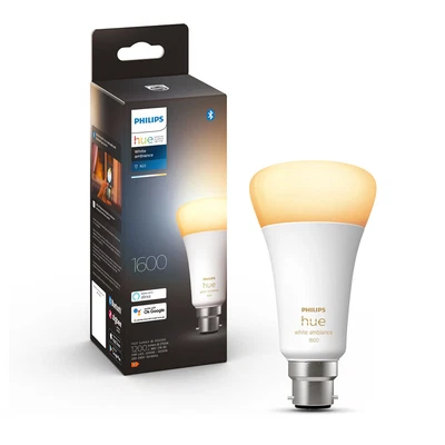 $77 • Buy Philips Hue 1521LM White Ambiance Home 15W A67 B22 Light Bulb/Globe W /Bluetooth