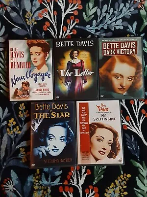 The Bette Davis Collection Dvd/now Voyager/the Star/mr Skeffington/dark Victory/ • $19.99