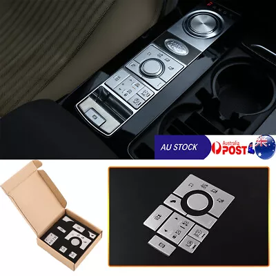 For Range Rover Sport 14-16 Silver Aluminum Console Terrain Mode Button Sticker • $40.99