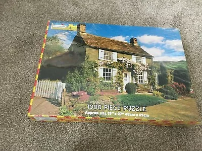 DERBYSHIRE COTTAGE 1000 Pcs JIGSAW By CHAD VALLEY NEW/SEALED • £8.99