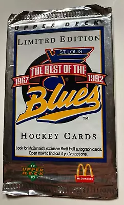 Upper Deck 1993 Best Of St.Louis Blues NHL Hockey Sports Cards Unopened Pack • $2.95