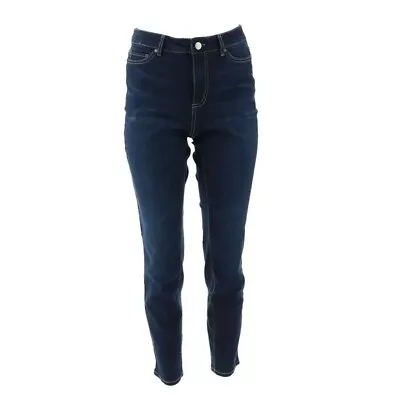 Motto Stretch Denim 5-Pocket Indigo NWOT Size 16 Girlfriend Jeans (30-1188) • $19.54