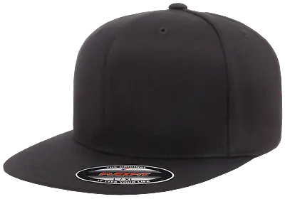 Flexfit 6297F Pro-Baseball Cap Flat Bill - Blank Flex Fit Fitted Hat S/M L/XL • $12.14