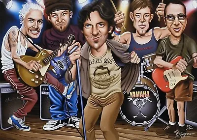 Pearl Jam Caricature Limited Edition Signed And Numbered Art Print #/100 • $39