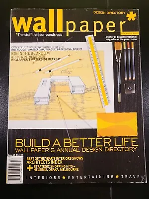 Wallpaper Magazine August 2000 (723) Build A Better Life Architects Index • £25.99