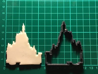 £3 • Buy Castle Princess Plastic Cookie Cutter Fondant Decorating Cupcake Size UK