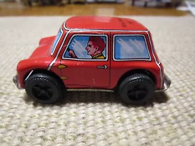 Vintage Y Tin Litho Red Mini Cooper S Mkii Made In Japan Mtb21e • $10