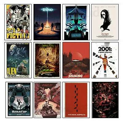 Alternative Movie Classic Posters Greatest Cinema Room Man Cave Wall Art Prints • £3.99