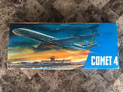 RARE 1960’s FLUGZEUG-MODELLBAUKADTEN Comet 4 B.O.A.C. Airliner Grey Model Kit • $199.99