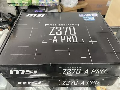 MSI Z370-A PRO Motherboard Logic Board LGA1151 Support Intel Gen 8&9 Cpu DDR4 • $359