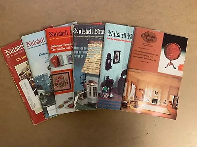 Nutshell News Magazine - For The Dedicated Miniatures Enthusiast - 6 Issues 1979 • $12.75