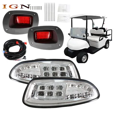 12V Golf Cart LED Light Kit Headlight Taillight Assembly For EZGO RXV 2008-2015 • $73.11