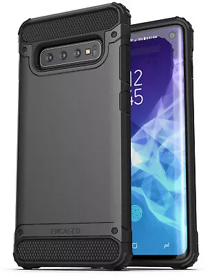 For Samsung Galaxy S10 Heavy Duty Case Military Grade Rugged Cover Black • $14.99