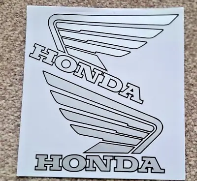 HONDA Silver Wing PAIR Fuel Tank Wing Decal Vinyl Graphics Individuals  Styling • £4.99