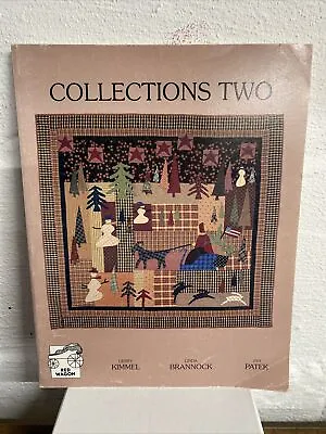 Collections Two Red Wagon Quilt Pattern Book Gerry Kimmel 1991 Vintage Uncut • $14.95