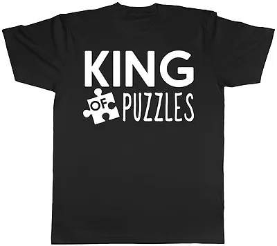 King Of Puzzles Mens Jigsaw Board Games Birthday Novelty T-Shirt Tee • £10.95