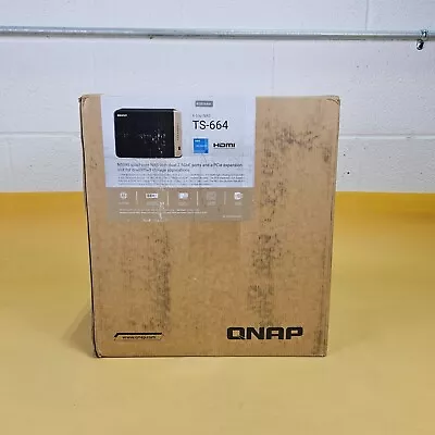 QNAP TS-664-8G-US 6 Bay High-Performance Desktop NAS Intel Celeron Quad-core • $629