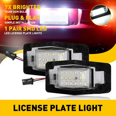 For Mazda Miata Tribute MPV Protege White LED License Plate Lights Lamps EOA • $13.10