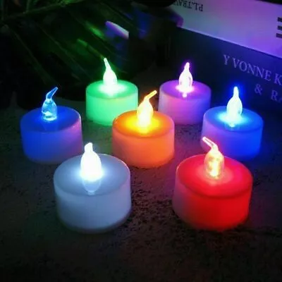 36PCS Led Tea Lights Candles LED FLAMELESS Battery Operated Wedding XMAS UK • £5.99