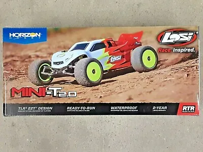 Losi Mini-T 2.0 1/18 RTR 2wd Stadium Truck (Red/White) LOS01015T1 Brand New!! • $149.99