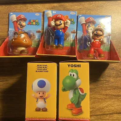 Super Mario Action Figures Lot Of 5 New In Box • $5