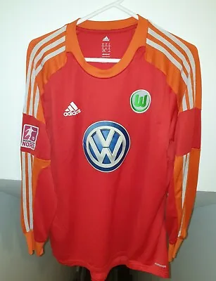 £100 • Buy WOLFSBURG Goalkeeper Football Match Worn Shirt Trikot Regional Liga Formotion XL