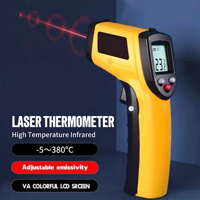 Non-Contact Infrared Thermometer Digital Laser Temperature Gun Pizza BBQ Oven🌡️ • $20.90