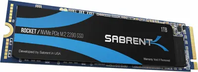 $164.53 • Buy SABRENT 1TB Rocket NVMe PCIe M.2 2280 Internal SSD High Performance 1TB, TLC 