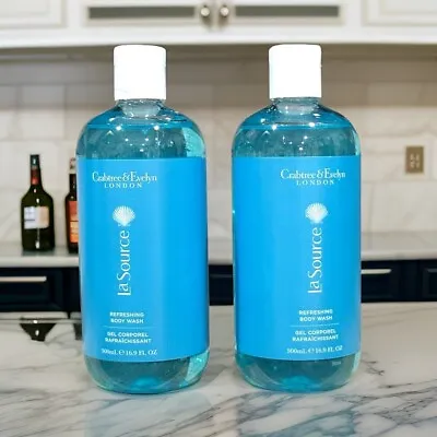 Crabtree & Evelyn LA Source Refreshing Shower Gel/ Body Wash  JUMBO 2x 500ml • £27.99