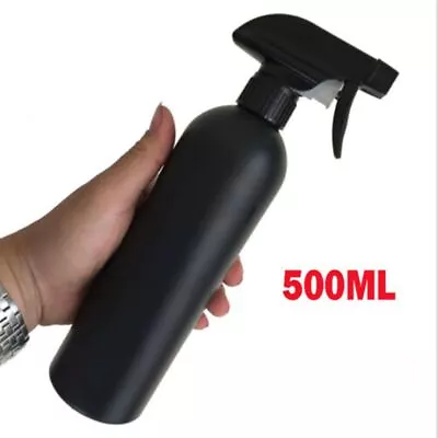 £4.99 • Buy 500ML Black Hairdressing Spray Bottle FINE MIST Water Sprayer Barber Hair Salon
