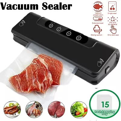 Food Vacuum Sealer Machine Kitchen Packaging Fresh Storage Saver Food Seal Bags • $79.99