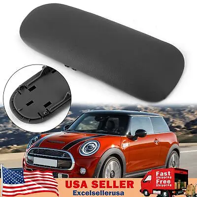 Center Console Sliding Top Armrest Cover For BMW Mini Cooper 2002-2008 Black USA • $19.89