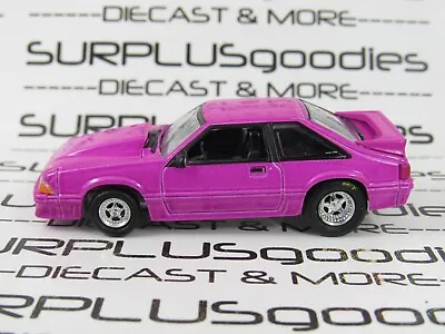 2024 Greenlight 1:64 LOOSE Hot Pink Drag 1989 FORD MUSTANG GT 5.0 Foxbody Coupe • $12.95