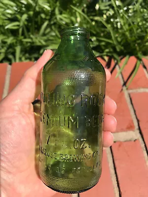 Vintage Antique Green Rolling Rock Beer 7 Ounce Embossed Pony Horse Bottle • $5.99