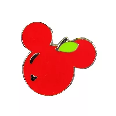 Mickey Mouse Icon Disney Trading Pin Hidden Mickey Cherry Lapel Pin Brooch Badge • $8