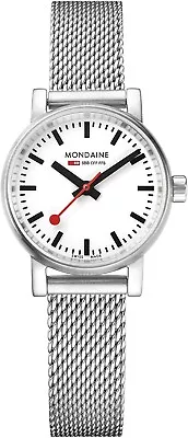 Mondaine MSE.26110.SM DISPLAY Women's Watch Official Swiss Railways Silver • $169.99