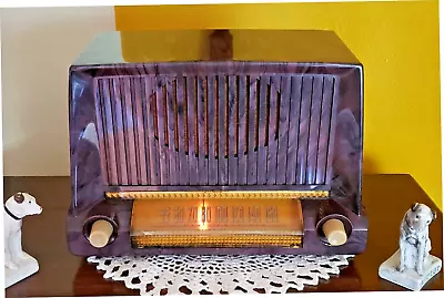 Vintage GE AM Tube Radio 422 (1950)  ***BEAUTIFULLY RESTORED*** • $99