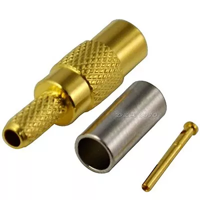 $8.61 • Buy MCX Female Jack Crimp For RG316 RG179 RG174 Cable RF Coaxial Connector Adapter
