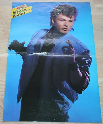 MORTEN HARKET A-HA A3 Poster From TOPP Magazine 1980's. • $7