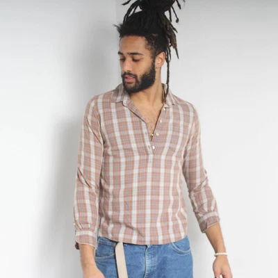 £9.99 • Buy J Crew Mens Tunic Check Shirt Top - Multi - Size Small S (E8)