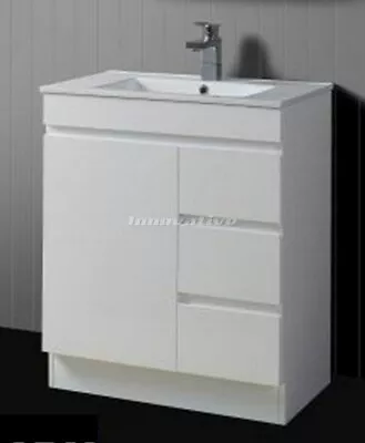 Bathroom Vanity 750Wx460mm & Basin Ceramic Top 2 Pac Fingerpull • $447