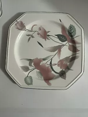 Mikasa Continental Silk Flowers Dinner Plates F3003 Japan 10-1/4  Set Of 4 • $45