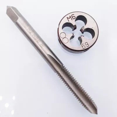 HSS M6 X 1mm Tap Fine Thread & Die Metric Thread Left Hand Tool For Zinc Alloys • $9.49