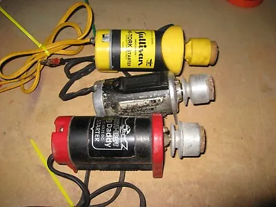 Lot Of 3 Vintage 12volt DC Plane Starter Tested Rc Airplane Electric Start • $55.92