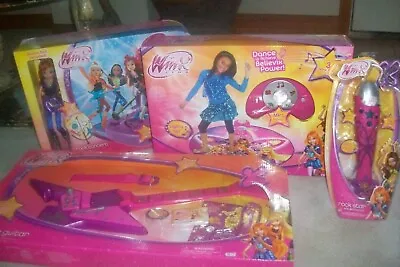 WINX CLUB Rock Star Guitar/ Microphone/Groove And Glow Dance Mat/ Concert Stage • $279.99