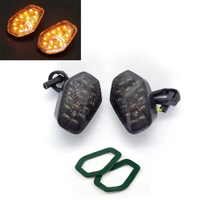 Smoke Led Turn Signal Lights For Suzuki GSXR600/750 2001-2005 GSXR1000 2001-2004 • $22.99