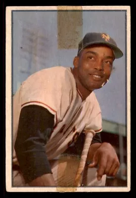 1953 Bowman Color Monte Irvin #51 Low Grade (tape) Baseball Card • $10.28